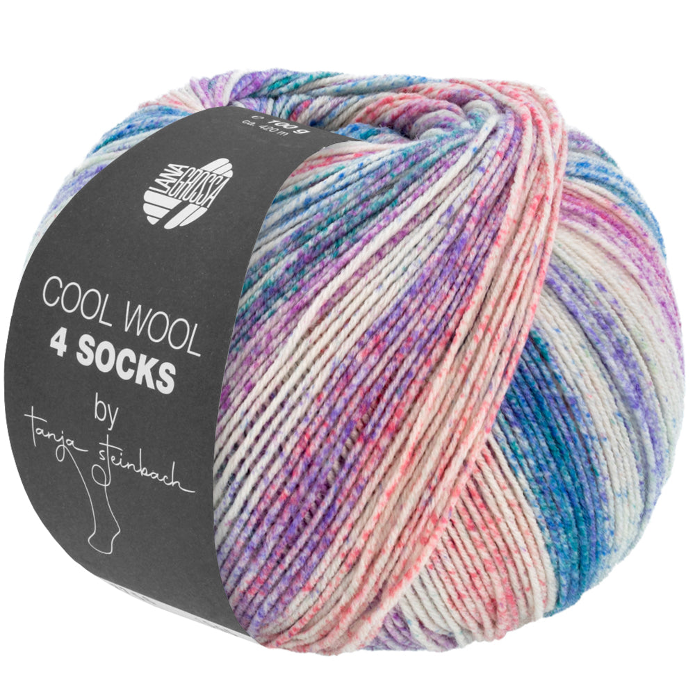 Cool Wool 4 Socks Print 100g