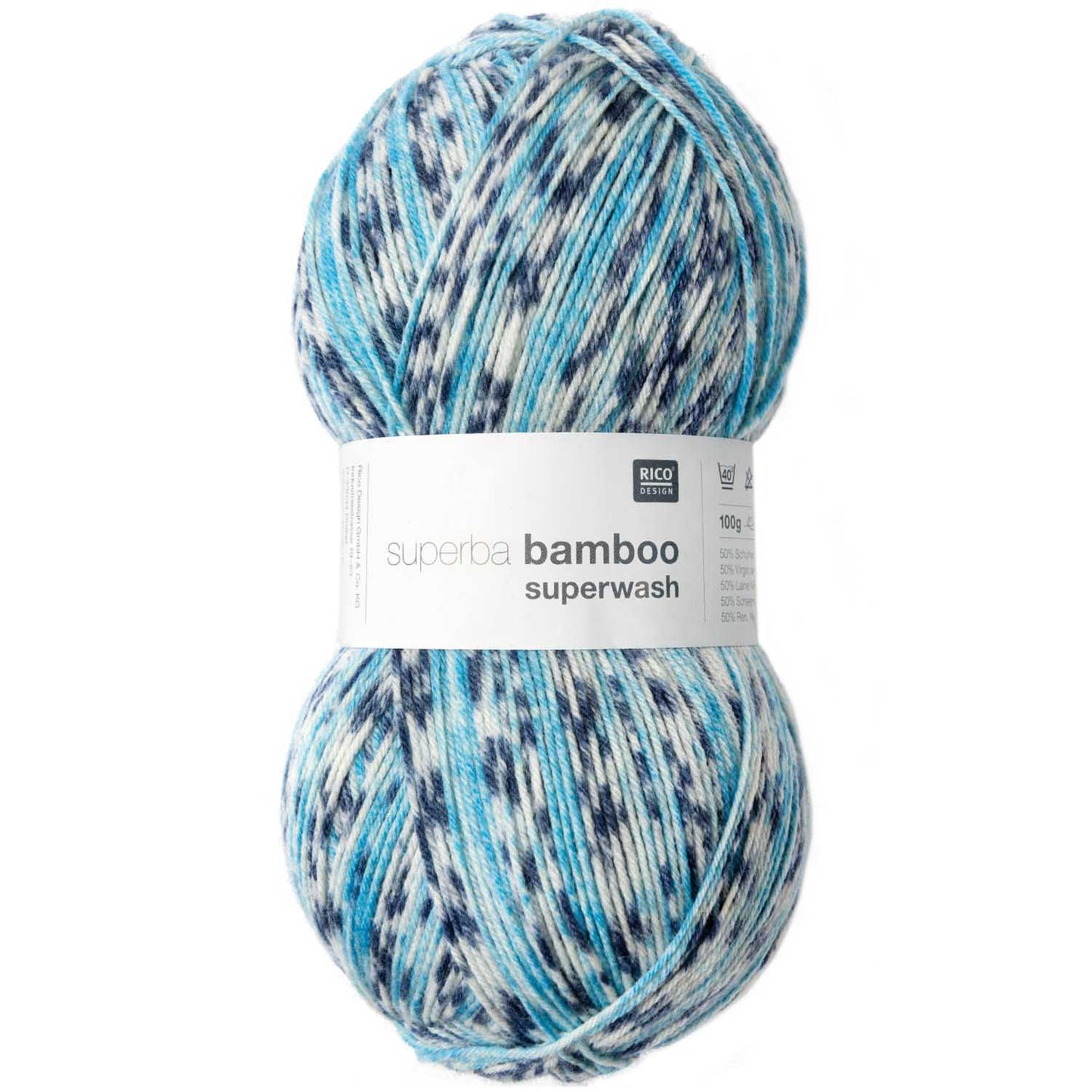 Superba bamboo superwash 4fädig 100g