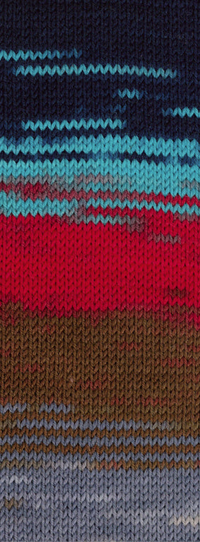 Cool Wool 4 Socks Print II 100g