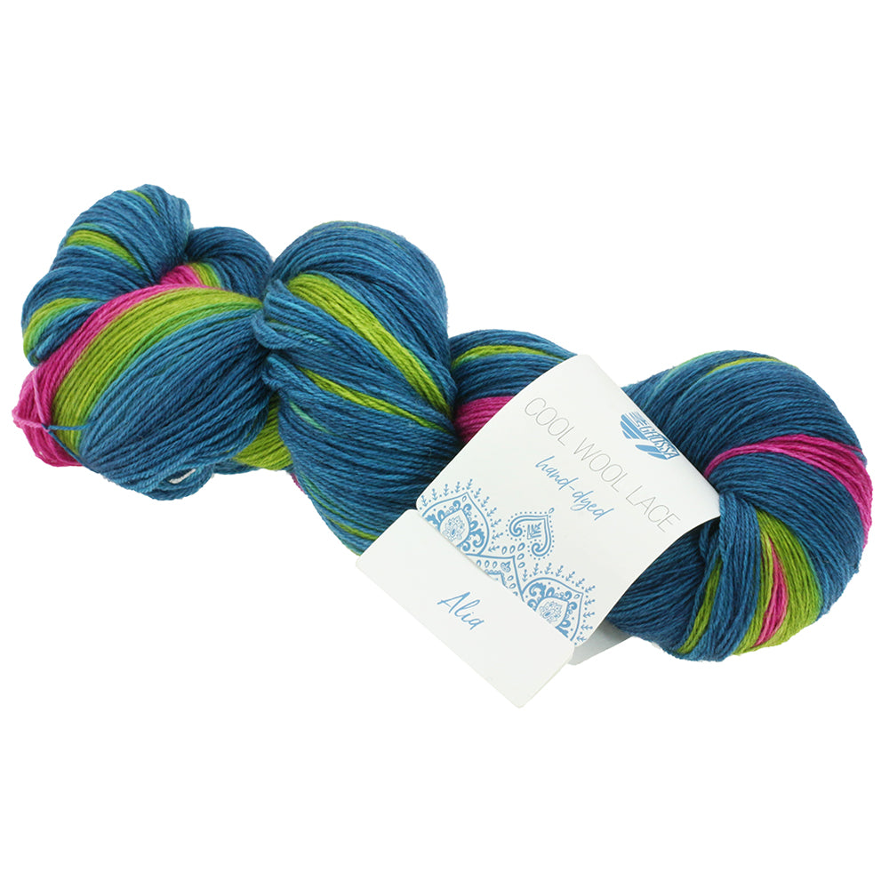 Cool Wool Lace hand-dyed 100g