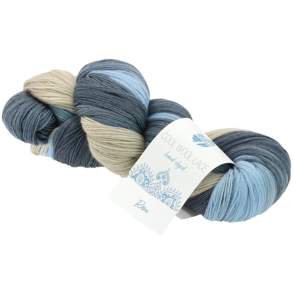 Cool Wool Lace hand-dyed 100g