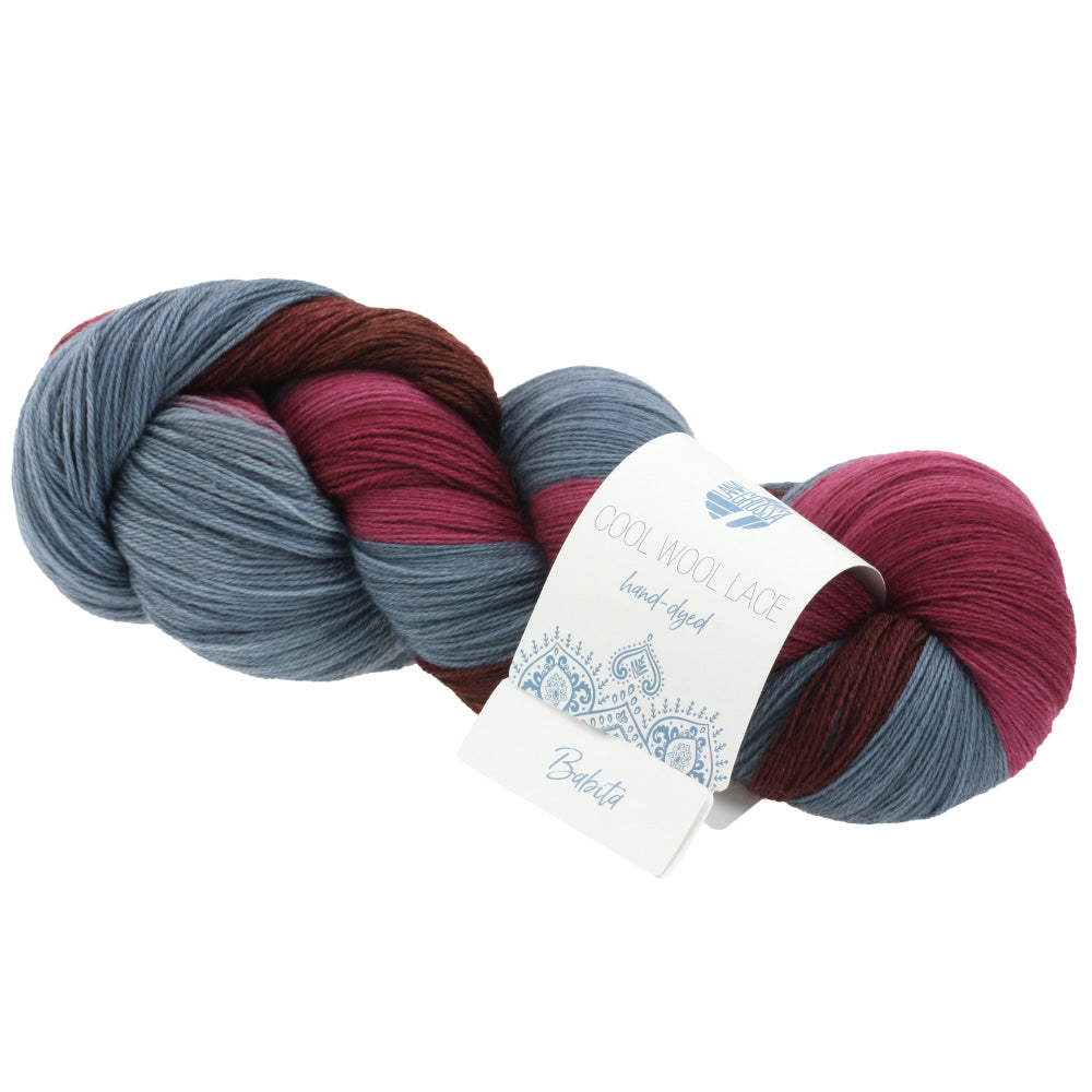 Cool Wool Lace hand-dyed 100g