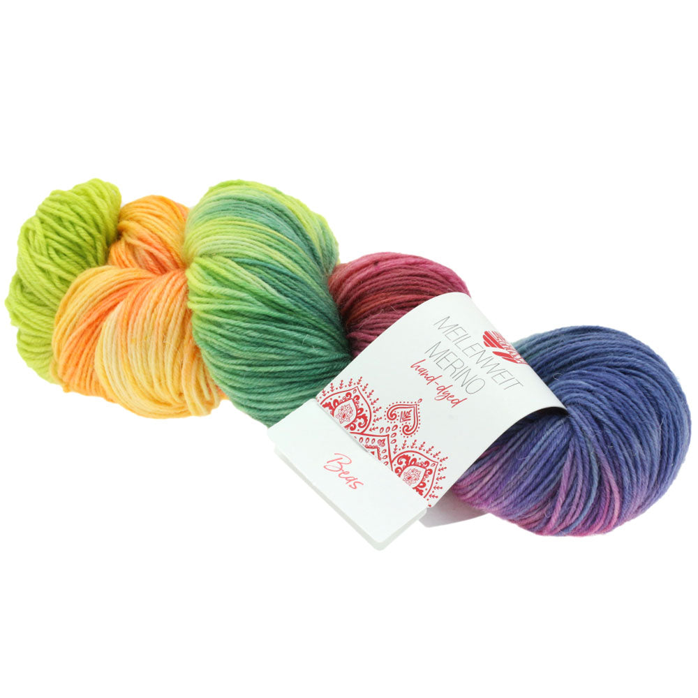 Meilenweit 100 Merino hand-dyed 4fädig 100g