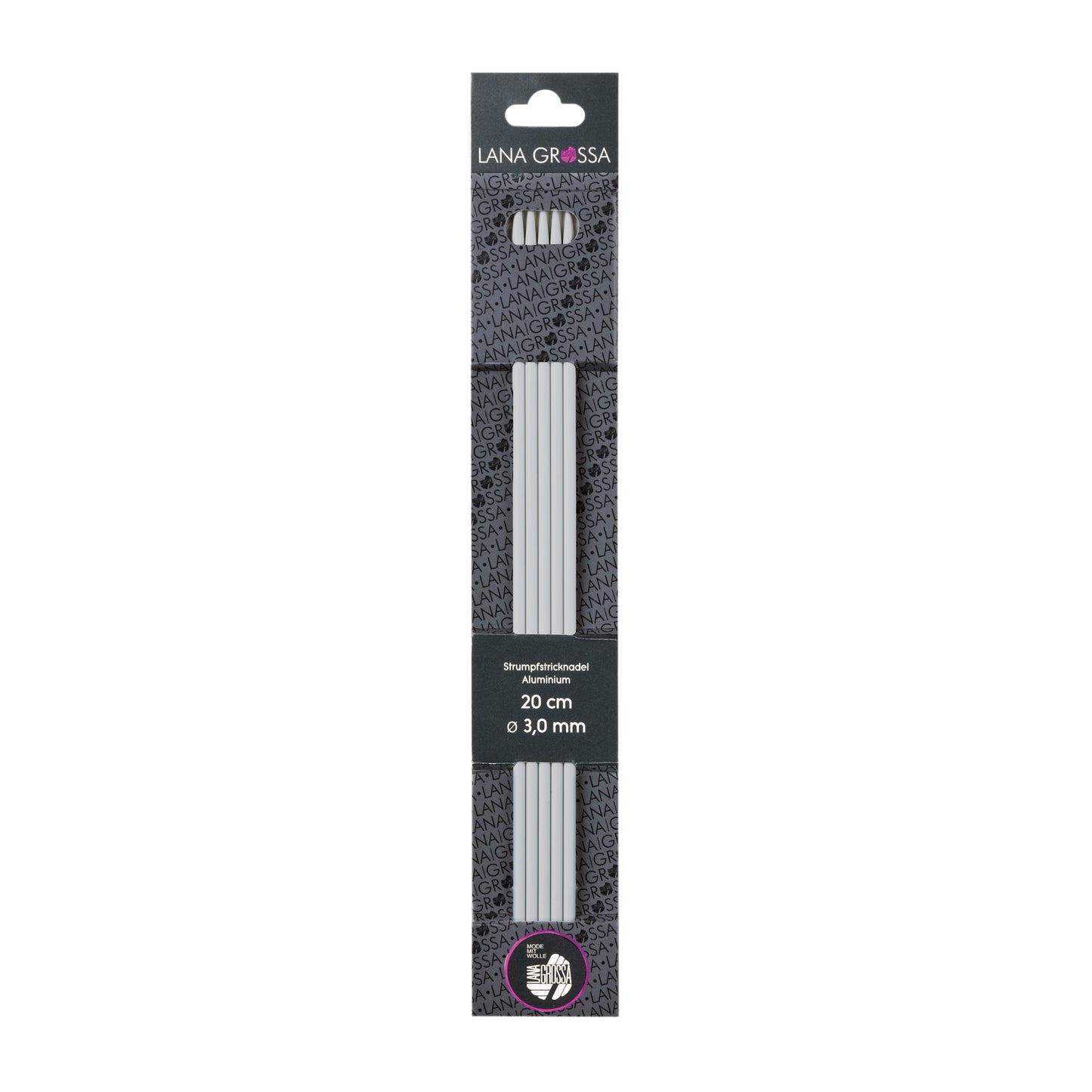Strumpfstricknadeln (Nadelspiel) Aluminium