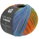 Cool Wool 4 Socks Print II 100g