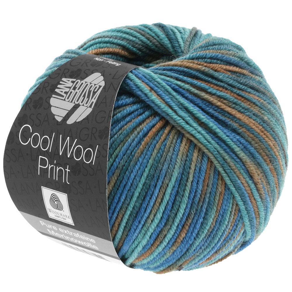 Cool Wool Print/Mélange/Neon 50g