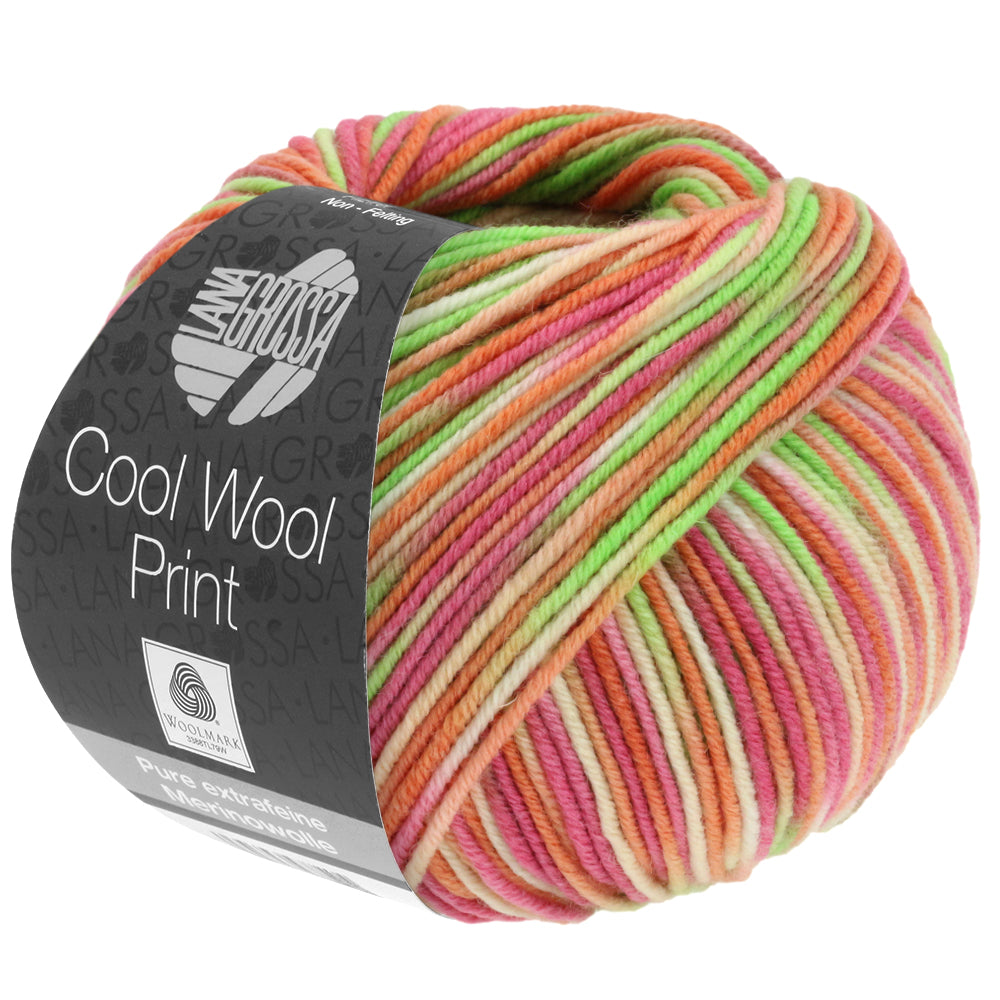 Cool Wool Print/Mélange/Neon 50g